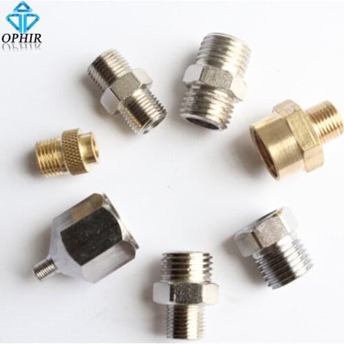 OPHIR 7x Adapter Set Kit Airbrush Air Compressor Hose Fitting Connector Nail Art Hobby_AC027-AC033