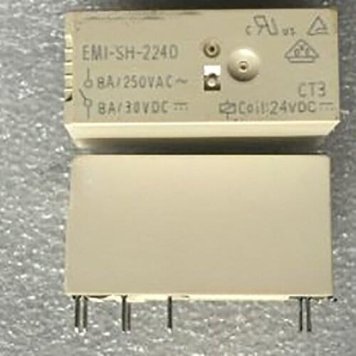 New 2PCS/LOT EMI-SH-224D 24VDC