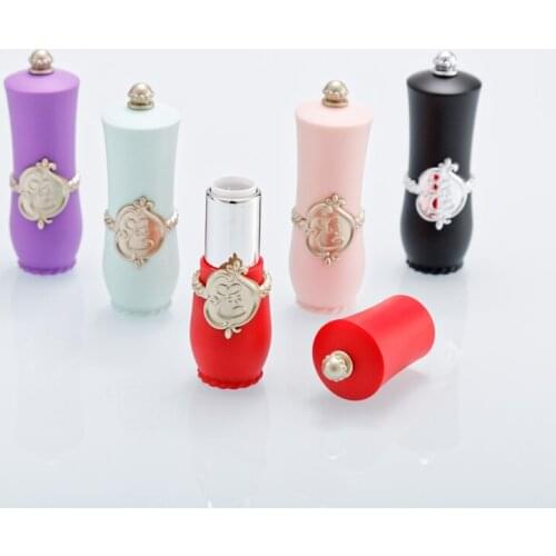 Wholesale 12.1MM Empty Lipstick Containers Bottles Court Style Lip Glaze Containers Lip Stick Bottles ContainersLip Tubes