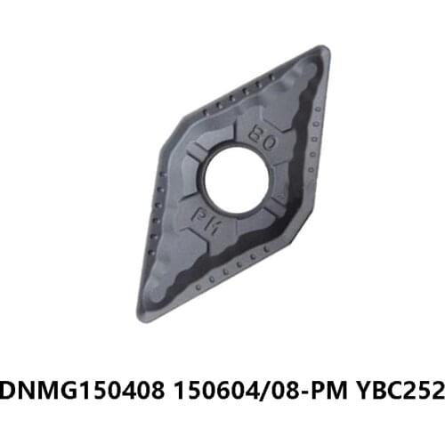 Original DNMG15 DNMG150408-PM DNMG150604-PM DNMG150608-PM YBC252 Turning Tools for Steel DNMG 150408 150604 150608 Lathe Inserts