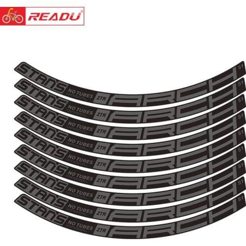 READU bicycle stikers 2020 notubes ARCH S1 mountain wheel set stikers MTB rim decal Bicycle Accessories