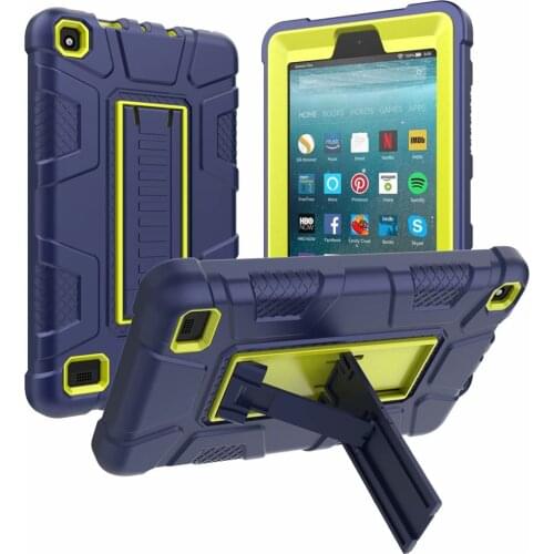 Silicon Case for New Amazon Kindle Fire 7 Tablet Case 9th Generation 2019 Relase Funda Cover for Amazon new Fire 7 9th 2019 2017