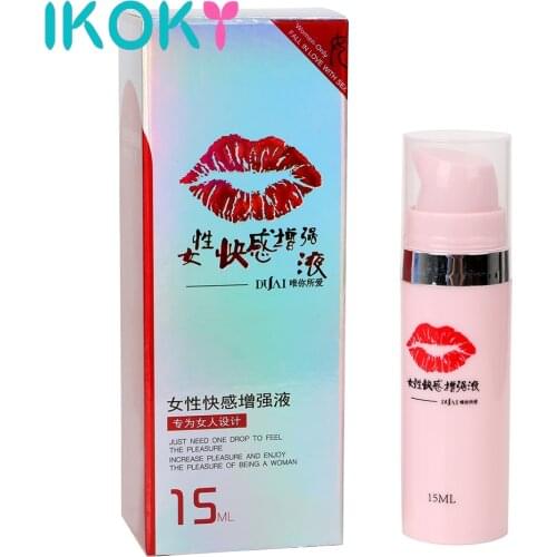 IKOKY 15mL Pheromone Exciter Increase Sexual Pleasure Gel Sex Toys for Women Libido Enhancer Female Orgasm Liquid Aphrodisiac