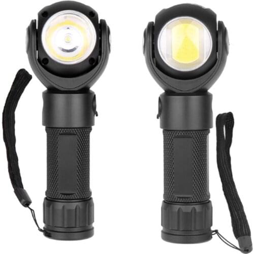 T6 COB LED Torch Magnetic Inspection Work Light USB Rechargeable Flashlight Waterproof Camping Tactical Flashlight