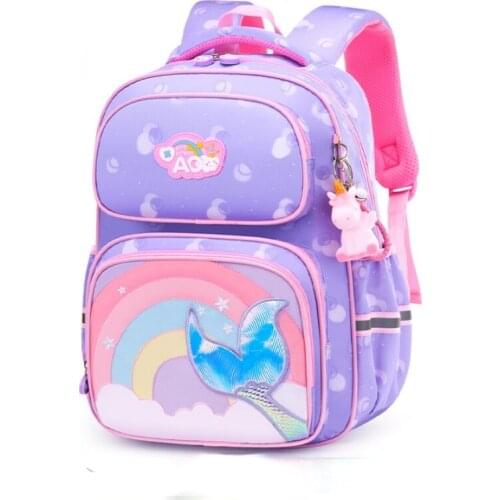 Waterproof Children School Bags Girls Orthopedic Backpacks Kids Book Bags Princess Primary School Backpacks Schoolbag Mochilas
