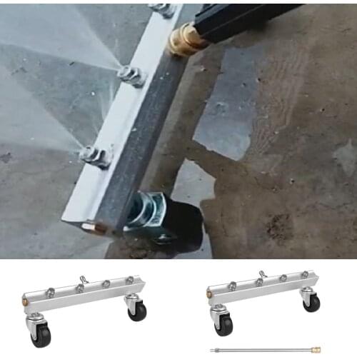 High Pressure Water-Gun Cleaning Car Body Chassis Car Washing Machine Car Bottom Water Washing Machine 4 Nozzle Car Cleaning Kit