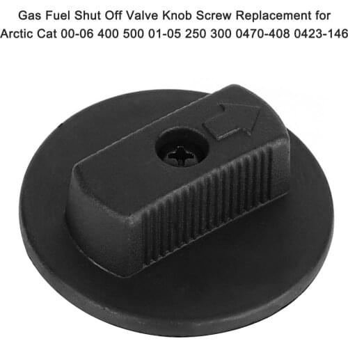 Gas Fuel Shut Off Valve Knob Screw Replacement for Arctic Cat 00-06 400 500 01-05 250 300 0470-408 0423-146