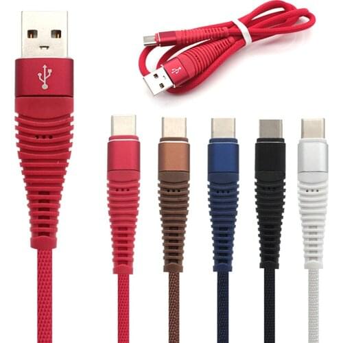 1m2m3m mermaid weaving mobile phone data cable for Apple Android Type-c charging cable