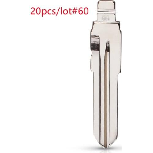 20pcs/lot KEYYOU #60 Folding Car Key Blade Flip Remote Key Blank For Fiat (NO:60#)