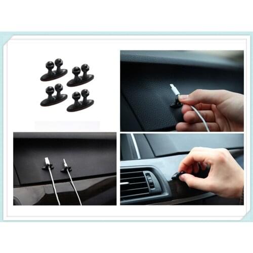 8pcs Car interior accessories USB charger headset data cable fixed for Mercedes Benz GLS63 GLS GLE43 Shooting S400 ML450 B55