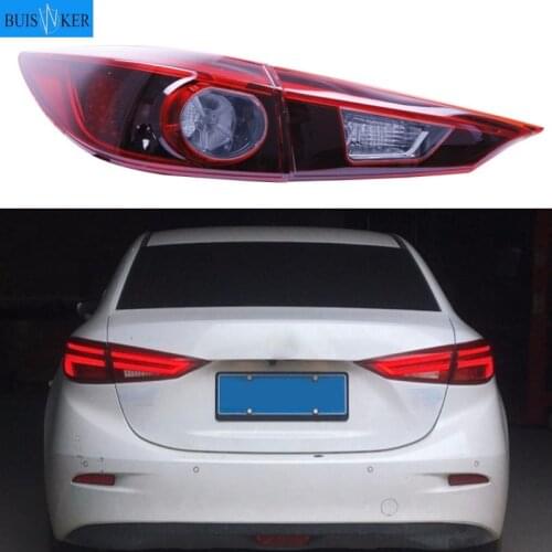 Car Styling for Mazda 3 Tail Lights 2015 Mazda3 Axela LED Tail Light Orignal Design LED Rear Lamp DRL+Brake+Park+Sign