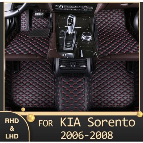 MIDOON Car floor mats for KIA Sorento（five seat）2006 2007 2008 Customauto foot Pads automobile carpet cover