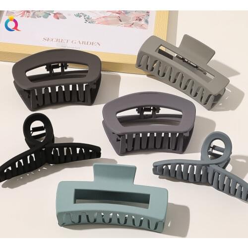 Big Hair Claw Clips Nonslip Large Acrylic Claw Clip for Women and Girls Strong Hold French Design Banana Jaw Hair Clips