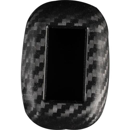 Kutery 10PCS Carbon Silicone Case KeyChain For Starline B92 B93 B94 B62 B64 Russian 2-way Alarm System Alarm Key Fob Protect