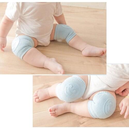 Kids Crawling Safety Protector Thicken Soft Toddler Kid Kneepad Leg Warmers Non-Slip Elbow Pad Baby Socks For Child 0-24 Months