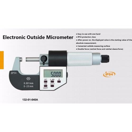 Electronic Outside Micrometers 75-100mm 4-5inch 132-04-040