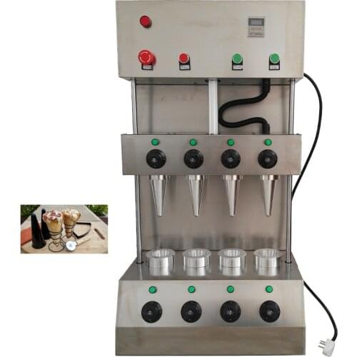 Pizza cone forming machine commercial pizza cone baker machine with four mold 110V / 220V free shipping