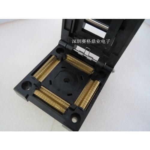 IC51-1764-1505-5 QFP176 TQFP176 Burn-in Socket gold plating IC testing seat Test Socket test bench