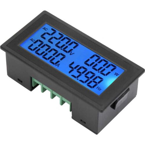 YB5140DM Multi Function AC Ampere Meter Voltmeter 0~20A Digital Display 60~500V Measuring Tool