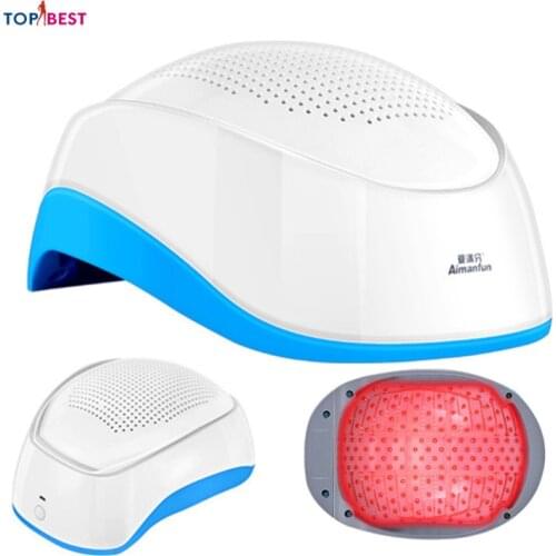 Multifunctional Laser Therapy Hair Growth Helmet Restore Hair Thickness Anti Loss Cap Instrument Portable Regrow Treatment Hat