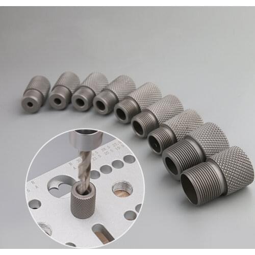 W-new Drill Guide Bushings, Woodworking, Dowelling Jig, M14, M18, 4mm, 5mm, 6mm, 7mm, 8mm, 9mm, 10mm, 15mm