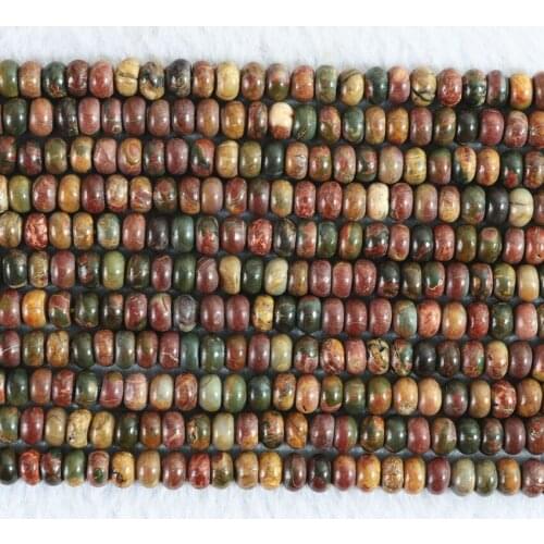 Natural loose beads multicolor Picasso stone square rectangle abacus rice tube charm jewelry findings 15inch B374