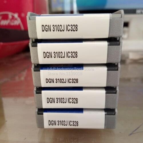 New Original ISCAR Inspected DGN3102J IC328 Carbide Inserts DGN 3102J IC328 Grooving Tool Machine Plates