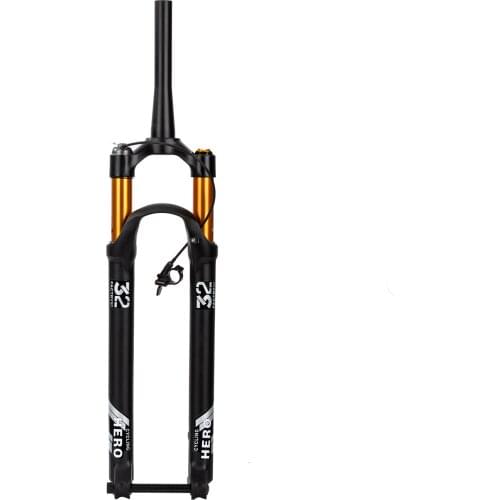 Mountain Bike Front Fork 26 27.5 29 Inch Taper Control Drum Shaft 110-120mm Stroke Magnesium Alloy air
