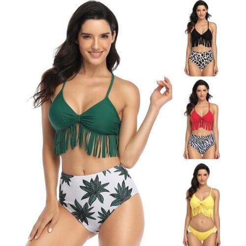 Beach Wear Wire Free with Pad Summer Bikini Set Swimwear Women Swim Suits Femme Swimsuits Bathing Suit Cross Bandage Fashion