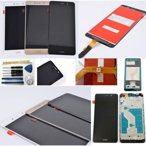 Shyueda 100% New IPS +Frame For Huawei Ascend XT2 / Nova Lite+ TRT-LX1 LX2 LX3 AL00 L21 L01 LCD Display Touch Screen Digitizer