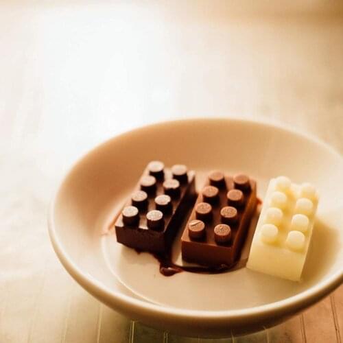 Silicone Square Block Ice Mold Maker Trays Chocolate Jelly Candy Cake Moulds Mini Kitchen Tools Accessories Ice Mold Cake Tools