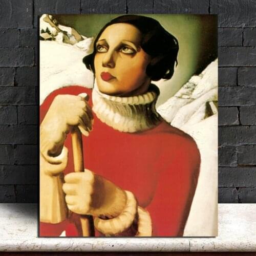 Tamara de Lempicka Shoveling Snow Canvas Painting Print Living Room Home Decoration Modern Wall Art Oil Painting Posters Picture