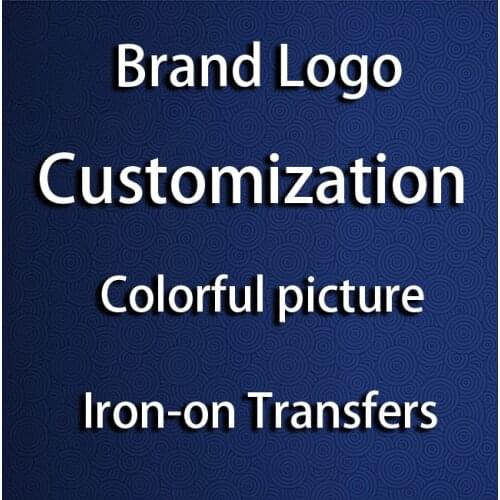 Custom Iron-on Transfers Brand Logo Heat Transfer PVC Patch clothes stickers Patches for Clothing Ironing sticker
