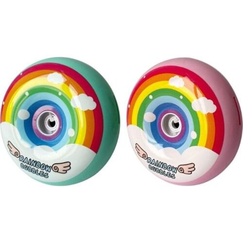 W3JF Girls Summer Toy Outdoor Electric Bubble Machine Party Gift for Teenagers Kids