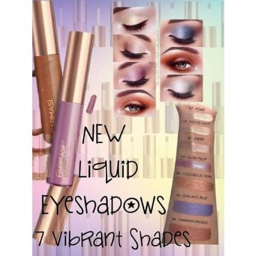 FARMASI LIQUID EYE SHADOW / MADE IN TURKEY, Long-lasting, light and intense color