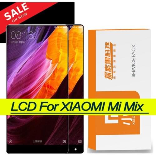 100% Original For 6.4" Xiaomi Mi Mix /Mi Mix Pro 18k Version LCD Screen Display+Touch Panel Digitizer Frame For MI Mix Display