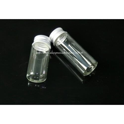 10PCs Creative Love Letter Fill Wish Bottle Capsule Mini Gift Bottle Lovers Messenger Wishing Bottles Diameter 22mm
