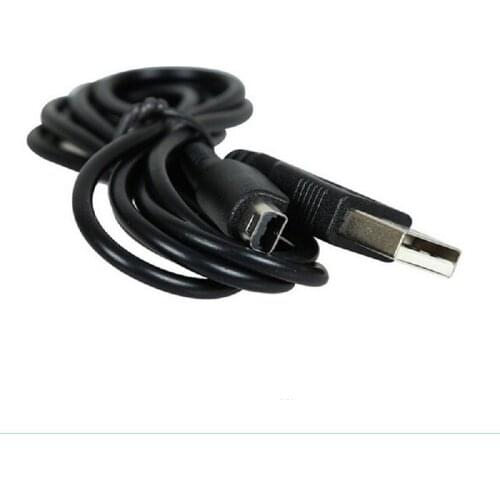 100pcs lots USB Date Charger Charging Power Cable Cord Data Sync Charging Cable For Nintendo 3DS 3DS XL LL