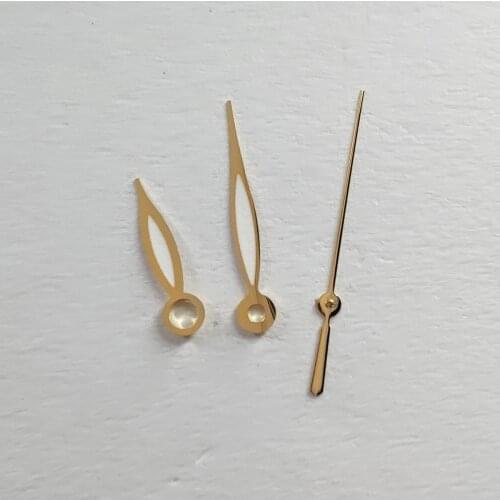 Watch pointer watch accessories NH35 pointer gold pointer green super luminous, suitable for NH35, NH36 movement NO.12