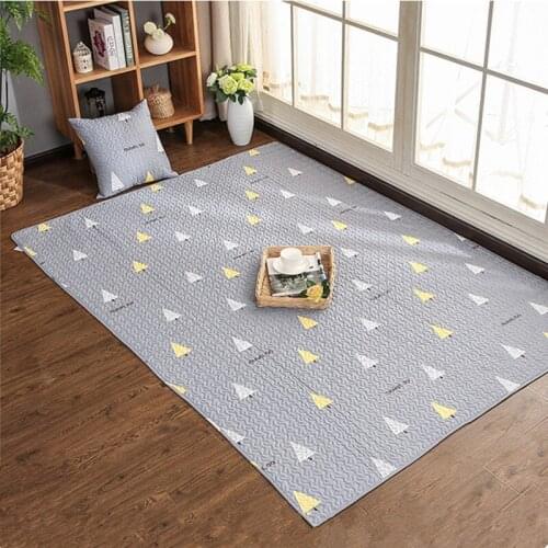 Large Size Home Floor Carpet for Living Room Soft Bedroom Mat Cotton Baby Infant Play Mat Crawling Carpets Kids Room Floor Rug
