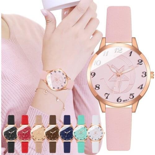 2021 New Watch Women Fashion Casual Leather Belt Watches Simple Ladies' Small Dial Quartz Clock Dress Wristwatches Reloj Mujer