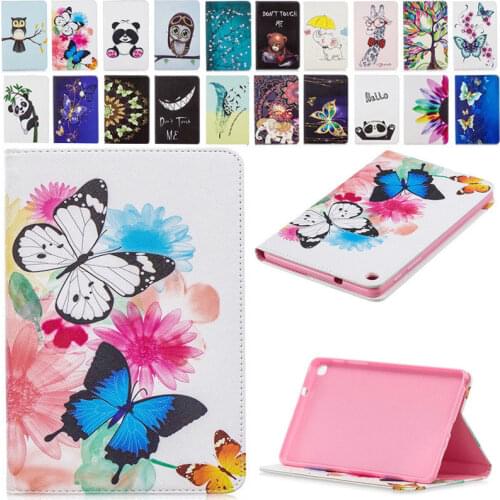 For Samsung Galaxy Tab A 8.0 2019 S Pen P200 P205 Case Cartoon PU Leather Cover Cases For Tab A 8 inch 2019 SM-P200 Tablet Shell