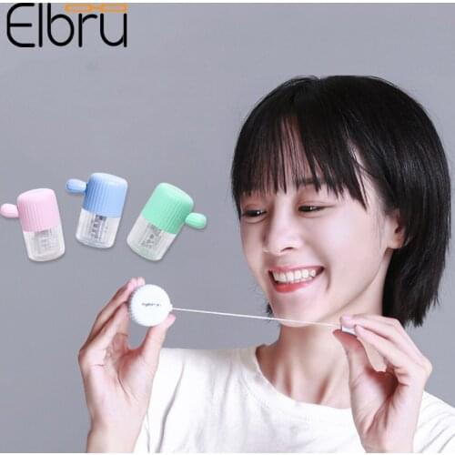 Elbru Contact Lens Washer Cartoon Cactus Contact Lenses Cleaning tools Colored Contact Lens Cleaner Ultrasonic Stretch Cleaner