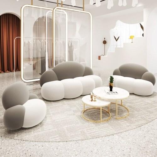 Customize Creativity Cloud Shape Sofa Modern Minimalist Commercial Luxury Design Sense Fashion Home Furniture Decoration Sofas