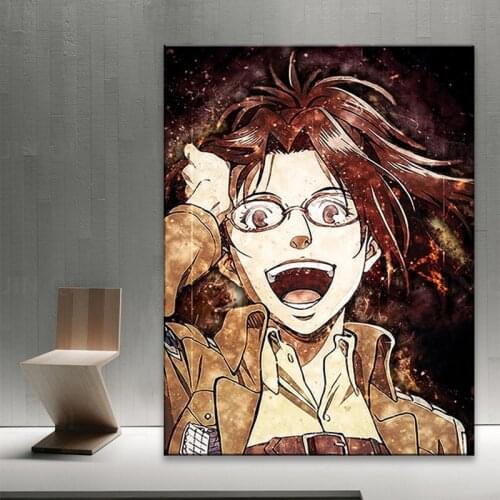 HD Printed Attack on Titan Pictures Wall Art Hange Zoe Canvas Painting Home Decor For Living Room Modular Anime Poster Framed