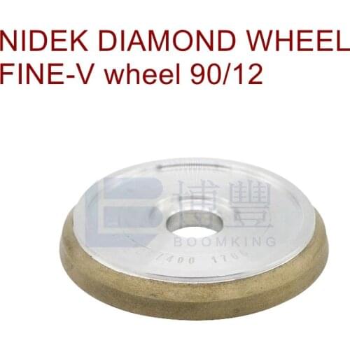 NIDEK 90 12 fine-V wheel auto lens edger/edging grinder,glass roughing,PC roughing wheel,Fine V wheel
