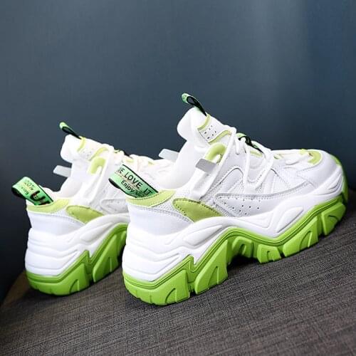Sneakers Women Fashion Casual Platform Shoes Ladies Height Increasing Chunky Sneakers Girls Trainers New Woman Basket Femme