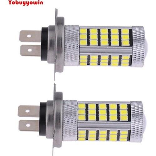 Lampada Automotiva Efeito branca 2835-Samsung-63smd chip Leds 6.000k Farol Carro Moto H7