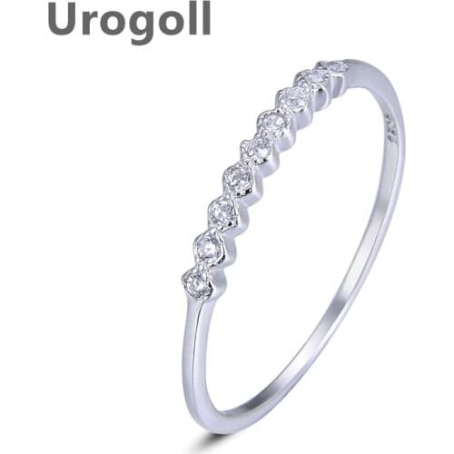 Fashion Pure 925 Sterling Silver Jewelry Anniversary Party Ring Shining Cubic Zirconia Jewelry Style Rings For Women Girl