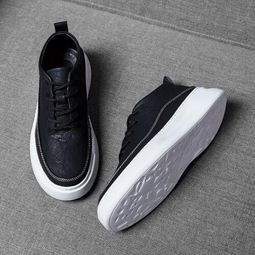 2021 Mens Casual Shoes Black Leather Flats Size 39-44 Graffiti Sneakers Designer Shoes Men Hiking Leisure Shoes